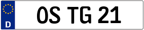 Truck License Plate